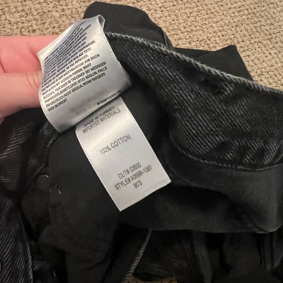 Agolde mid rise loose in vagabond size 25 - Picture 2 of 3